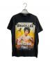 DSQUARED2（ディースクエアード）の古着「Dyed Bruce Lee T-shirt」｜ブラック