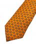 HERMES (エルメス) 総柄シルクタイ オレンジ サイズ:-：8000円