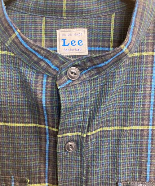LEE（リー）LEE (リー) SHIPS any (シップスエニィ) チェックシャツワンピース グリーン×ブルー サイズ:FREEの古着・服飾アイテム
