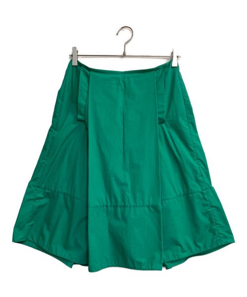 MARNI（マルニ）MARNI (マルニ) タックスカート グリーン サイズ:42の古着・服飾アイテム