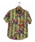 stussy（ステューシー）の古着「Psychedelic Dot Floral Shirts」｜イエロー