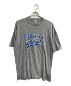 MLBエムエルビー）の古着「90s BROOKLYN DODGERS Tee」｜グレー