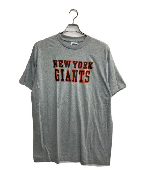 NFL（ナショナル・フットボール・リーグ）NFL (ナショナル・フットボール・リーグ) 80s NEW YORK GIANTS T-SHIRTS グレー サイズ:ＸＸＬの古着・服飾アイテム