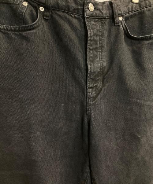 stussy（ステューシー）stussy (ステューシー) Washed Canvas Big Ol' Jean ブラック サイズ:32の古着・服飾アイテム