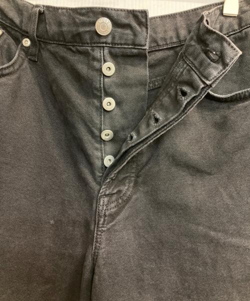 stussy（ステューシー）stussy (ステューシー) Washed Canvas Big Ol' Jean ブラック サイズ:32の古着・服飾アイテム