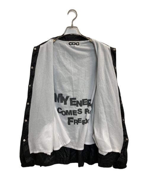 CDG（シーディージー）CDG (シーディージー) コーチジャケット ブラック サイズ:XLの古着・服飾アイテム