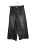 GRANCY（グランシー）の古着「ZipDesign Buggy DenimPants」｜ブラック