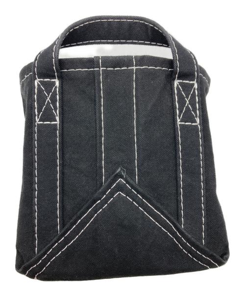 ebagos（エバゴス）ebagos (エバゴス) KAGO BUKURO/切替カゴバッグ ブラックブラウンの古着・服飾アイテム