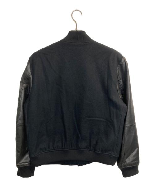 Paul Smith JEANS（ポールスミス ジーンズ）Paul Smith JEANS (ポールスミス ジーンズ) レザー切替ジャケット ブラック サイズ:L2の古着・服飾アイテム