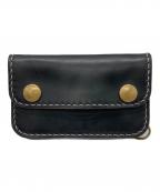 ooljee leatherオールジーレザー）の古着「リトルトラッカーウォレット」｜ブラック