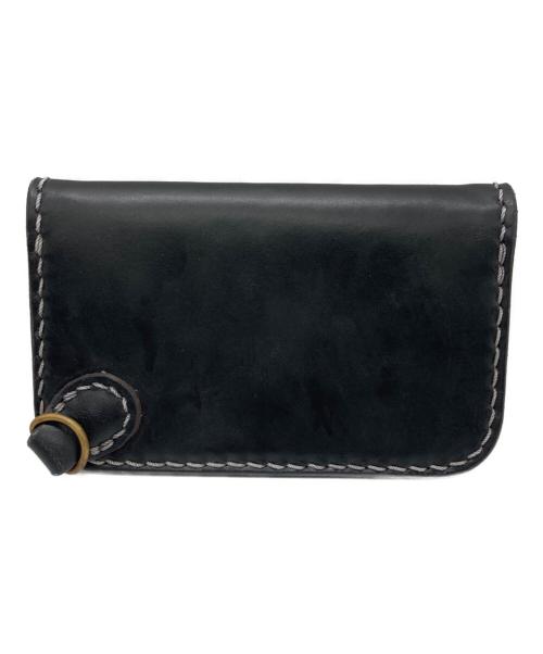 ooljee leather（オールジーレザー）ooljee leather (オールジーレザー) リトルトラッカーウォレット ブラックの古着・服飾アイテム