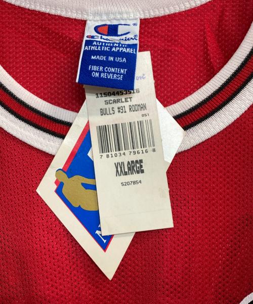 NBA（エヌビーエー）NBA (エヌビーエー) ゲームシャツ レッド サイズ:XXLARGEの古着・服飾アイテム