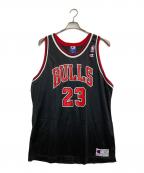 NBAエヌビーエー）の古着「ゲームシャツ」｜ブラック×レッド