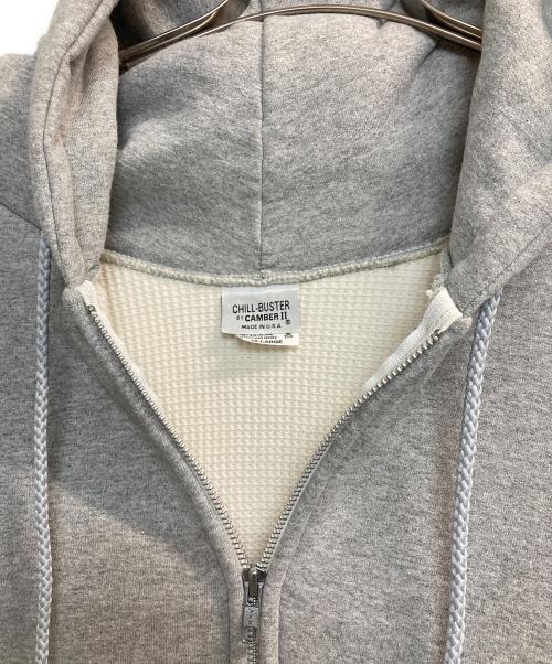 CHILL BUSTER（チルバスター）CHILL BUSTER (チルバスター) ジップパーカー グレー サイズ:２ＸＬの古着・服飾アイテム