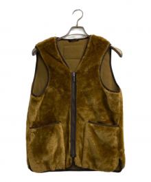 Barbour（バブアー）の古着「SL FUR LINER VEST」｜ブラウン