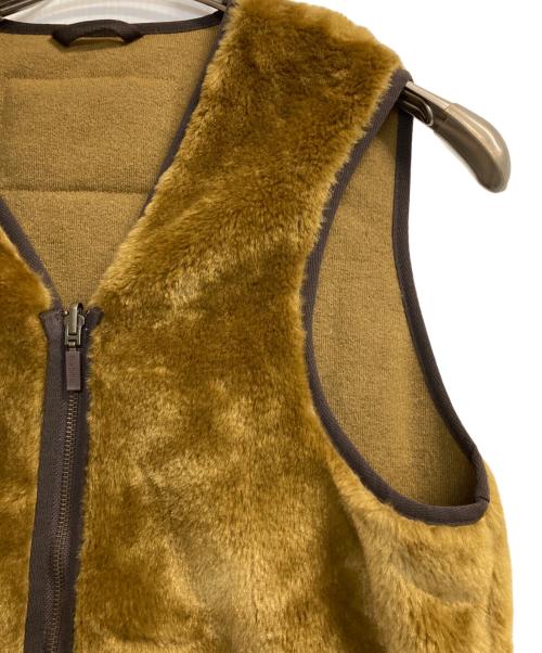 Barbour（バブアー）Barbour (バブアー) SL FUR LINER VEST ブラウン サイズ:36の古着・服飾アイテム