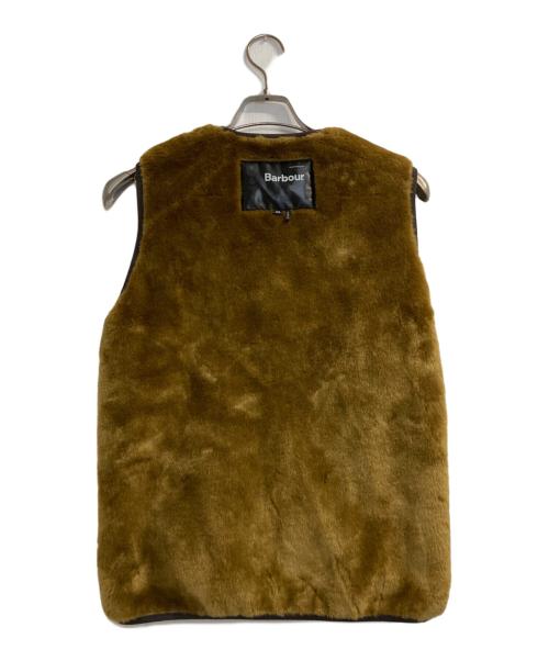 Barbour（バブアー）Barbour (バブアー) SL FUR LINER VEST ブラウン サイズ:36の古着・服飾アイテム
