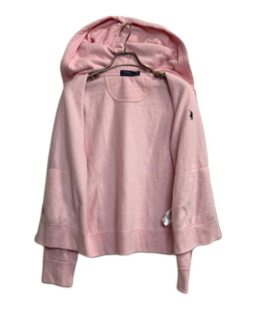 POLO RALPH LAUREN（ポロ・ラルフローレン）POLO RALPH LAUREN (ポロ・ラルフローレン) ジップパーカー ピンク サイズ:Mの古着・服飾アイテム