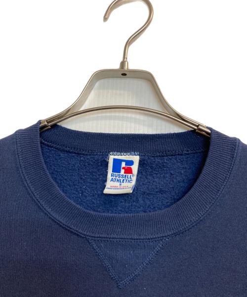 RUSSELL ATHLETIC（ラッセルアスレチック）RUSSELL ATHLETIC (ラッセルアスレチック) 90s ラバープリントスウェット ネイビー サイズ:Sの古着・服飾アイテム