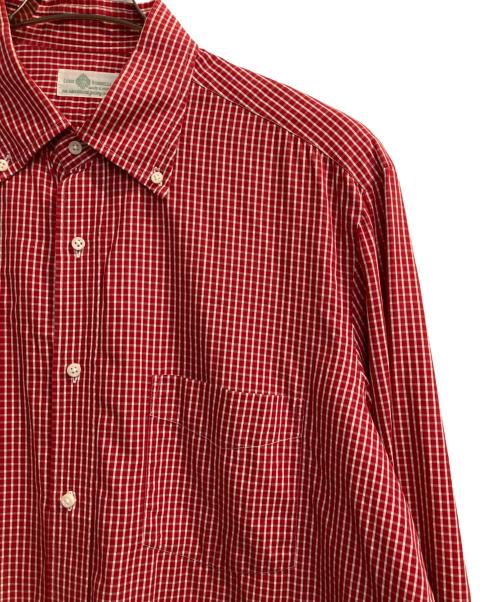 LUIGI BORRELLI（ルイジボレッリ）LUIGI BORRELLI (ルイジボレッリ) ボタンダウンシャツ レッド サイズ:171/2の古着・服飾アイテム