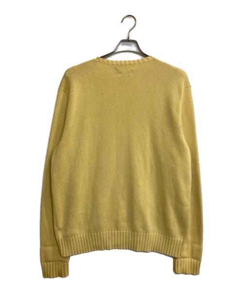 POLO RALPH LAUREN（ポロ・ラルフローレン）POLO RALPH LAUREN (ポロ・ラルフローレン) コットンニット イエロー サイズ:Lの古着・服飾アイテム