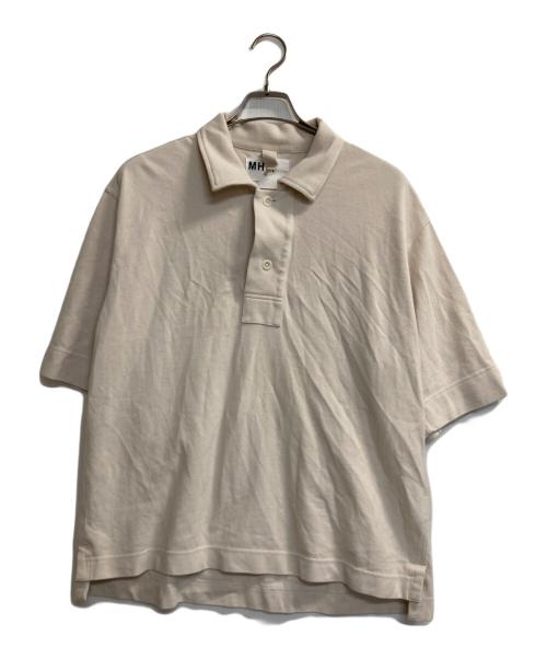 MHL（エムエイチエル）MHL (エムエイチエル) DRY PIQUE JERSEY POLO SS アイボリー サイズ:Ｍの古着・服飾アイテム