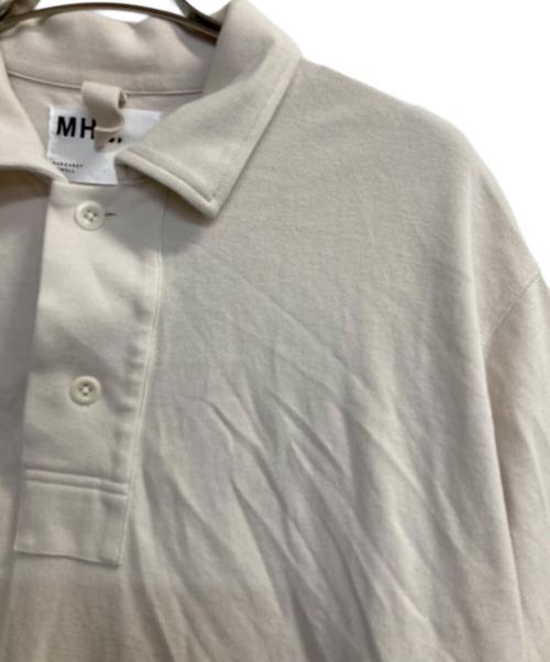 MHL（エムエイチエル）MHL (エムエイチエル) DRY PIQUE JERSEY POLO SS アイボリー サイズ:Ｍの古着・服飾アイテム