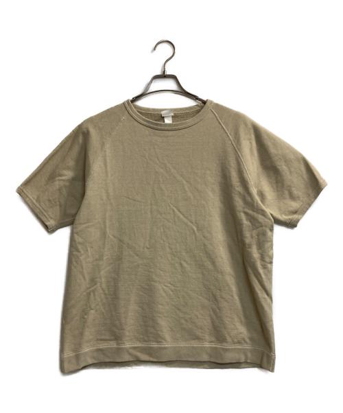 YAECA（ヤエカ）YAECA (ヤエカ) 空紡裏毛クルーネック S/S グリーン サイズ:smallの古着・服飾アイテム