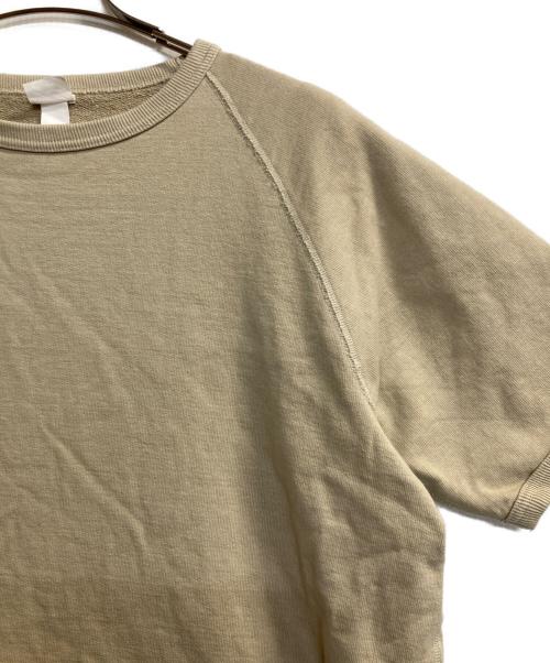 YAECA（ヤエカ）YAECA (ヤエカ) 空紡裏毛クルーネック S/S グリーン サイズ:smallの古着・服飾アイテム