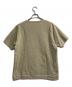 YAECA (ヤエカ) 空紡裏毛クルーネック S/S グリーン サイズ:small：5000円