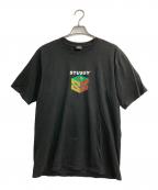 stussyステューシー）の古着「S64 Pigment Dyed Tee」｜ブラック