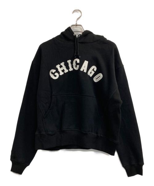 Joe Freshgoods（ジョー・フレッシュグッズ）Joe Freshgoods (ジョー・フレッシュグッズ) city of cicago standard uniform hoodie ブラック サイズ:Ｍの古着・服飾アイテム