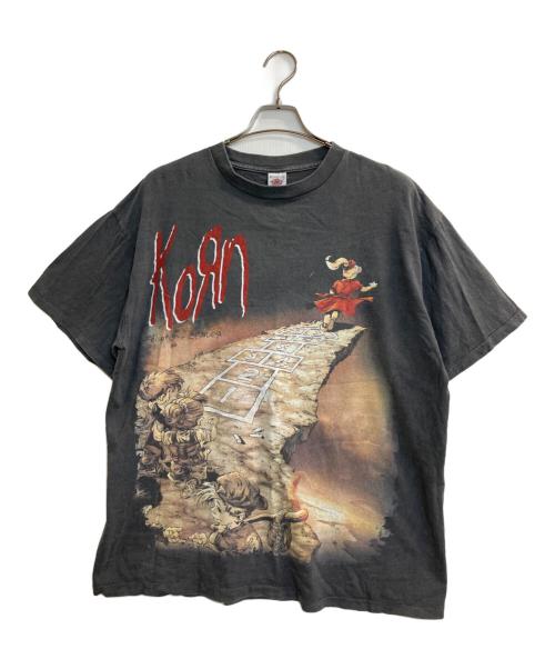 ---（---）--- (---) バンドTシャツ ブラック サイズ:ＸＬの古着・服飾アイテム
