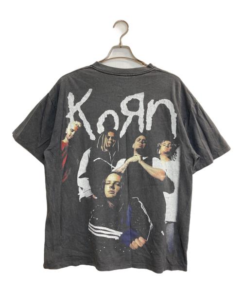 ---（---）--- (---) バンドTシャツ ブラック サイズ:ＸＬの古着・服飾アイテム