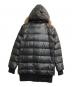 BURBERRY BLUE LABEL (バーバリー ブルー レーベル) ファー付ダウンジャケット ブラック サイズ:38：18000円