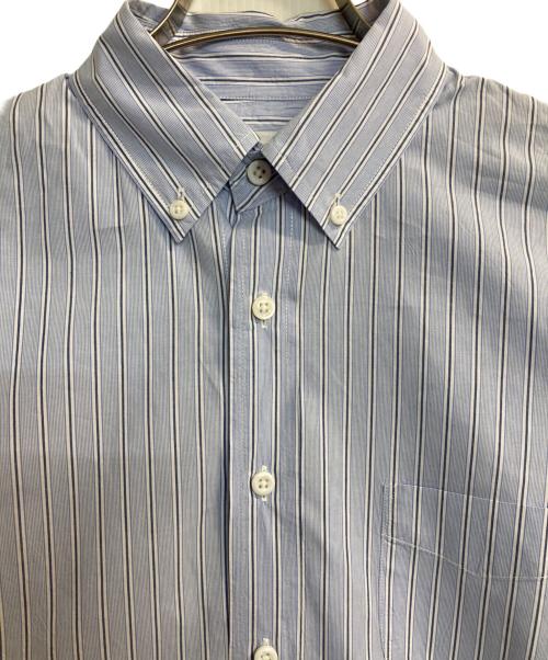 STILL BY HAND（スティルバイハンド）STILL BY HAND (スティルバイハンド) ストライプシャツ ブルー サイズ:48の古着・服飾アイテム