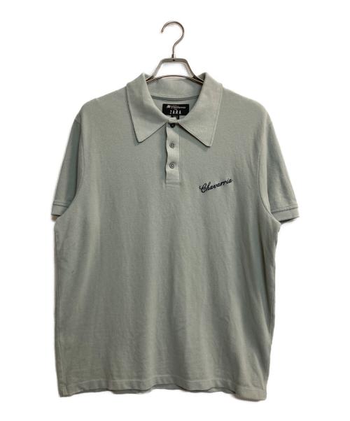 ZARA（ザラ）ZARA (ザラ) WILLY CHAVARRIA (ウィリーチャバリア) ポロシャツ グリーン サイズ:USA/XLの古着・服飾アイテム