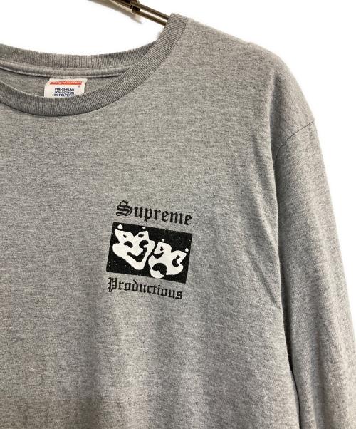 SUPREME（シュプリーム）SUPREME (シュプリーム) Productions L/S Tee グレー サイズ:Ｍの古着・服飾アイテム