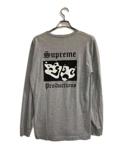 SUPREME（シュプリーム）SUPREME (シュプリーム) Productions L/S Tee グレー サイズ:Ｍの古着・服飾アイテム