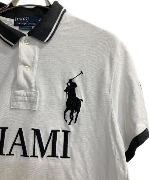 POLO RALPH LAUREN（ポロ・ラルフローレン）POLO RALPH LAUREN (ポロ・ラルフローレン) MIAMI ビッグポニーポロシャツ ホワイト サイズ:ＸＬの古着・服飾アイテム