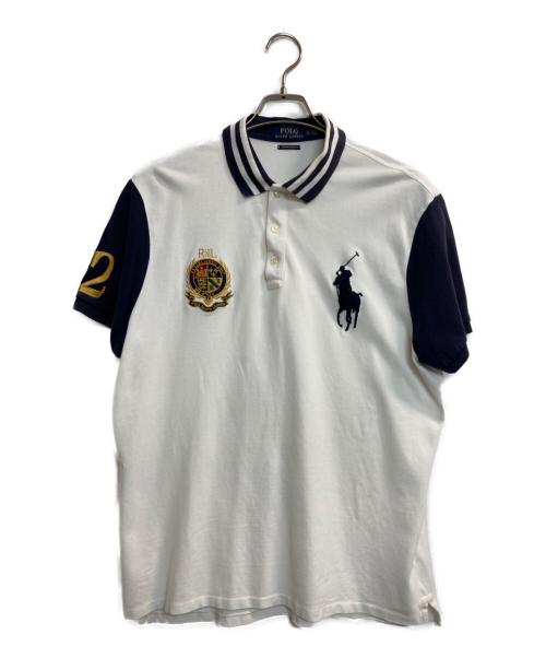 POLO RALPH LAUREN（ポロ・ラルフローレン）POLO RALPH LAUREN (ポロ・ラルフローレン) ビッグポニーポロシャツ ネイビー サイズ:ＸＬの古着・服飾アイテム