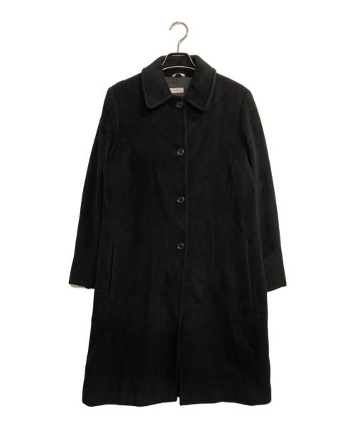 MAX&Co.（マックスアンドコー）MAX&Co. (マックスアンドコー) ウールステンカラーコート ブラック サイズ:40の古着・服飾アイテム