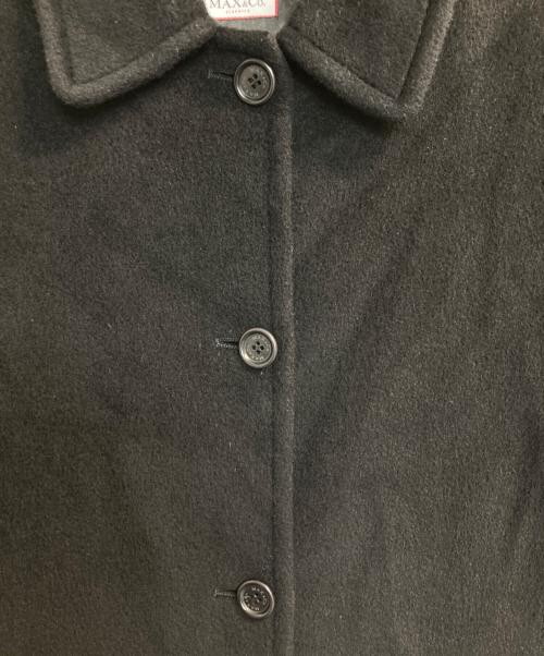 MAX&Co.（マックスアンドコー）MAX&Co. (マックスアンドコー) ウールステンカラーコート ブラック サイズ:40の古着・服飾アイテム