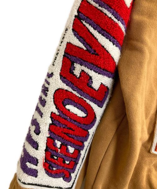 Hysteric Glamour（ヒステリックグラマー）Hysteric Glamour (ヒステリックグラマー) HERO COMICS ワッペン付きジャンパー ライトブラウン サイズ:Ｍの古着・服飾アイテム