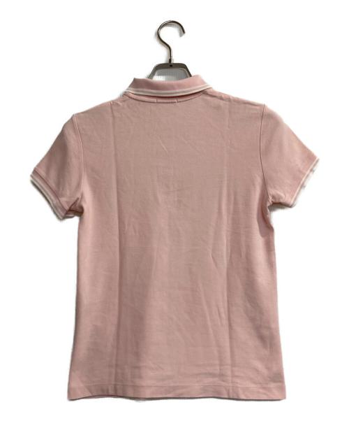MONCLER（モンクレール）MONCLER (モンクレール) MAGLIA POLO MANICA CORTA/ミニワッペンポロシャツ ピンク サイズ:Ｓの古着・服飾アイテム