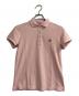 MONCLER（モンクレール）の古着「MAGLIA POLO MANICA CORTA/ミニワッペンポロシャツ」｜ピンク