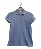 MONCLERモンクレール）の古着「MAGLIA POLO MANICA CORTA/ミニワッペンポロシャツ」｜ブルー