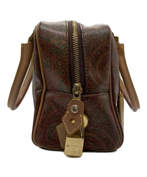 ETRO（エトロ）ETRO (エトロ) ペイズリー柄ハンドバッグ ボルドー×グリーンの古着・服飾アイテム