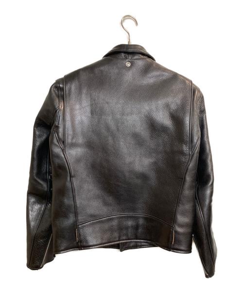 Bootes（ボーテス）Bootes (ボーテス) ダブルレザーライダースジャケッット ブラック サイズ:40の古着・服飾アイテム