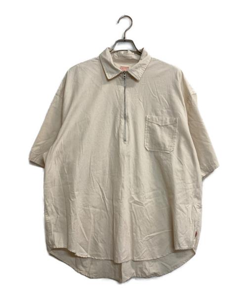 HINSON（ヒンソン）HINSON (ヒンソン) H/Z ワークシャツ アイボリー サイズ:Lの古着・服飾アイテム